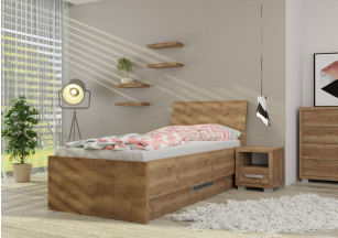 Jednolôžková posteľ s úložným priestorom Lenka