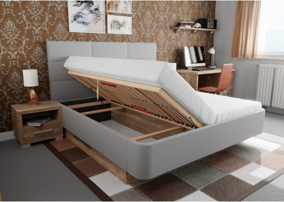 Manželská posteľ s úložným priestorom Veronika