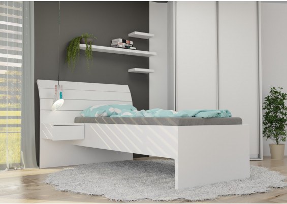 Jednolôžková posteľ bez úložného priestoru Zuzka XL kráľovská výška