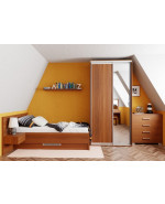 Jednolôžková posteľ s úložným priestorom Katka