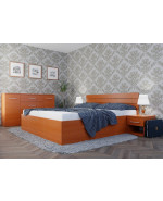 Manželská posteľ s úložným priestorom a roštami Soňa