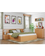 Manželská posteľ s úložným priestorom a roštami Soňa XL