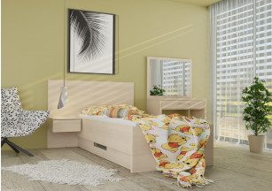 Jednolôžková posteľ s úložným priestorom Katka