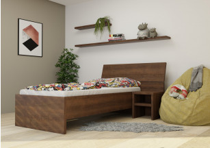 Jednolôžková posteľ bez úložného priestoru Lenka XL