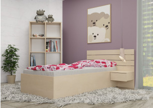 Jednolôžková posteľ s úložným priestorom a roštom Soňa XL