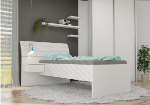 Jednolôžková posteľ bez úložného priestoru Zuzka XL kráľovská výška
