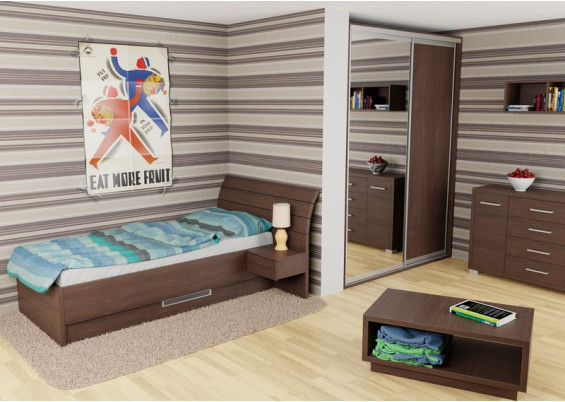 Jednolôžková posteľ s úložným priestorom Zuzka XL