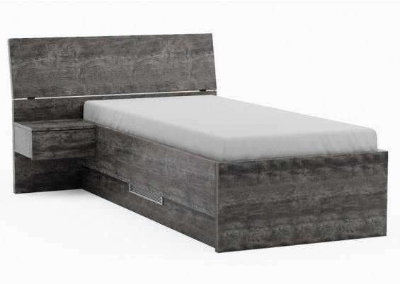Jednolôžková posteľ s úložným priestorom Lenka XL