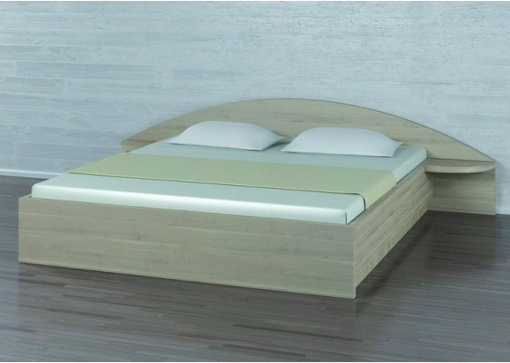 Manželská posteľ s úložným priestorom Evka