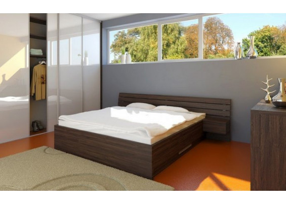 Manželská posteľ s úložným priestorom Zuzka XL